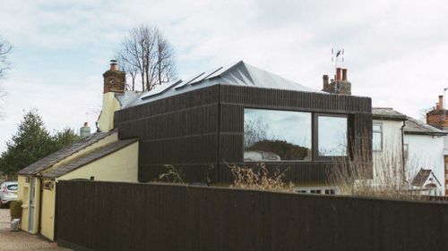 Studio Bark's first flat-pack U-build system used for a home extension in Essex