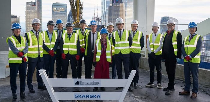 Skanska Reaches Construction Milestone at the Earnshaw Building