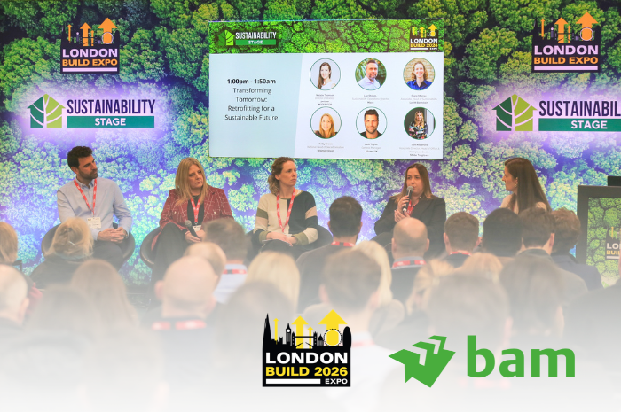 BAM UK & Ireland announced as Headline Sponsor of the Sustainability Arena at London Build 2026