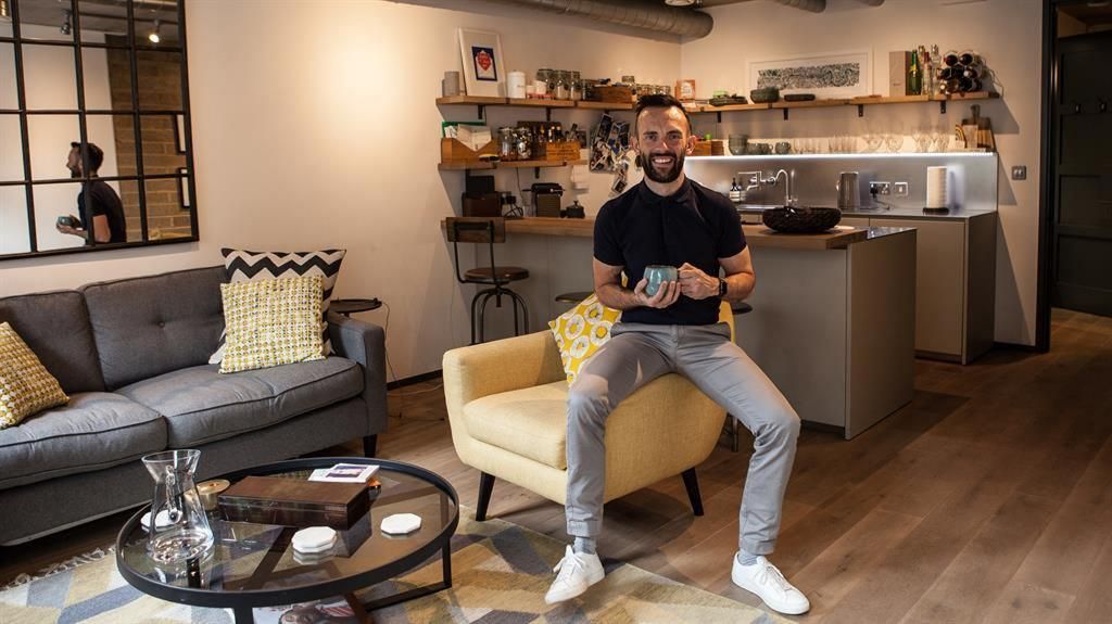 Property: A TV producer's purpose-built flat transformed into a luxury loft-style apartment.