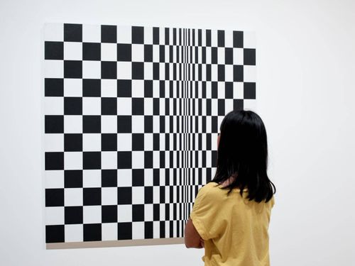 Bring monochrome home:bold black-and-white geometrics, stripes and twisted lines are back in a big way