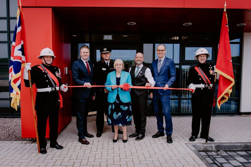 G F Tomlinson Mark Completion of New '3.4M Nottinghamshire Fire Station