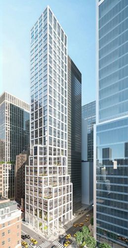 Demolition Finishes For SOM-Designed Skyscraper at 415 Madison Avenue in Midtown East, Manhattan