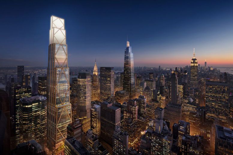 JPMorgan Chase’s Headquarters Approaches Supertall Status at 270 Park Avenue in Midtown East, Manhattan