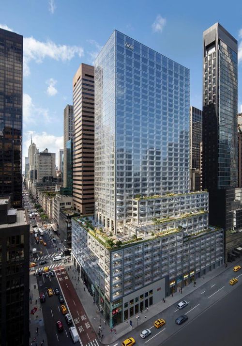 660 Fifth Avenue's Re-Cladding Continues In Midtown, Manhattan