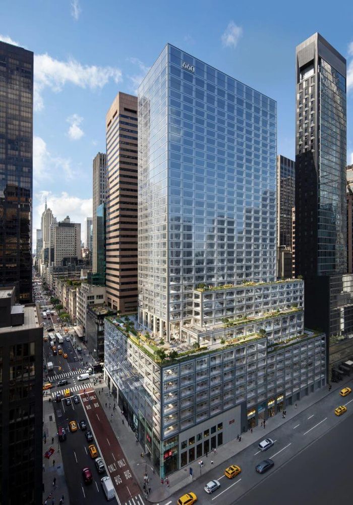 660 Fifth Avenue's Re-Cladding Continues In Midtown, Manhattan