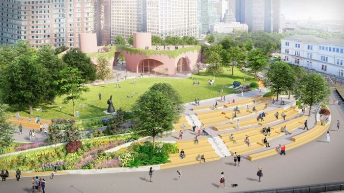 South Battery Park City Resiliency Project Begins to Take Shape in Lower Manhattan