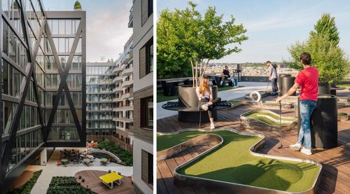 A Hydroponic Farm, Mini Golf, and Rock Climbing: Inside Bushwick's Sprawling Denizen Development
