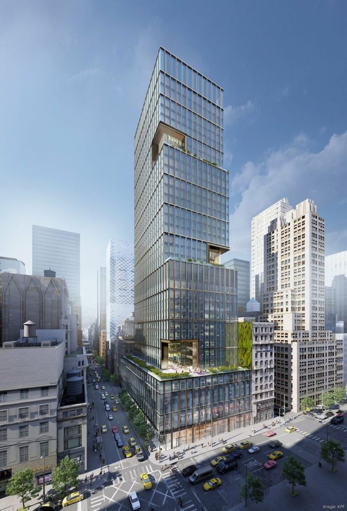 New Renderings Released For Extell's 570 Fifth Avenue Skyscraper In Midtown, Manhattan