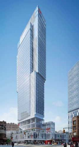 Virgin Hotel's Glass Curtain Wall Reaches Final Floors At 1225 Broadway In NoMad