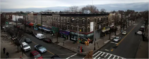 Construction underway for affordable housing at 570 Eldert Lane in Cypress Hills, Brooklyn