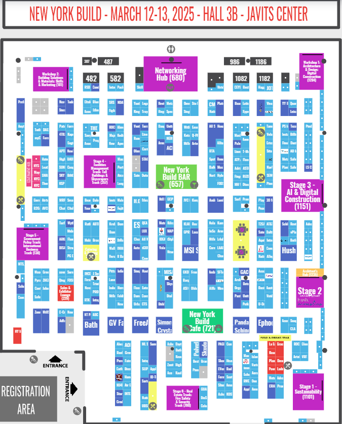 New York Build 2025 floorplan