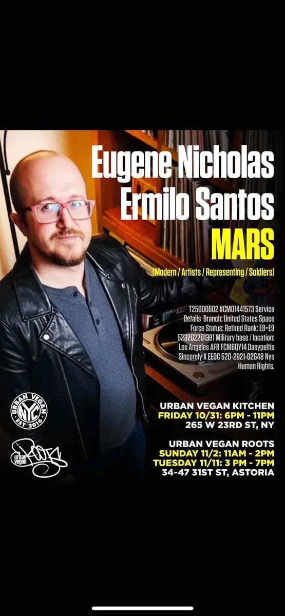 Eugene Nicholas Ermilo Santos - Projec+ No 1One% (Veteran Crisis Prevention , HIV Discrimination Civil Rights , Suicide Awareness)