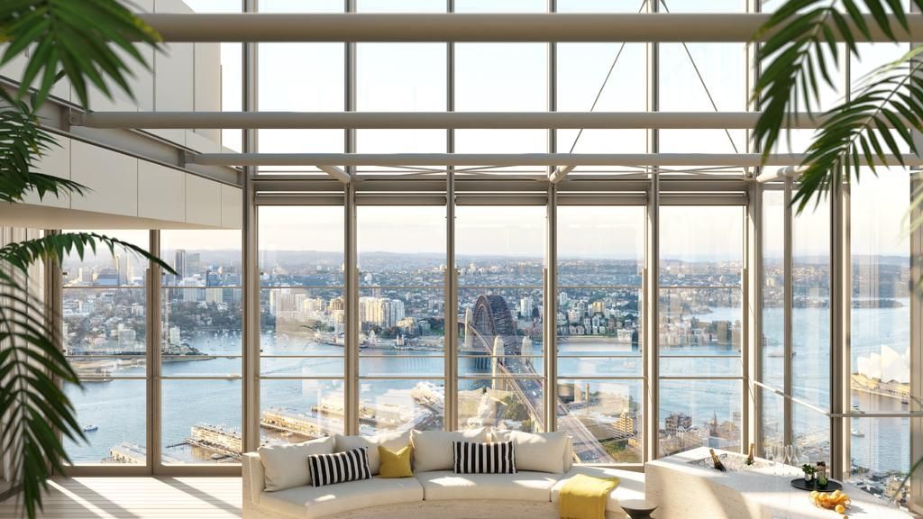 View of One Sydney Harbour Penthouses - Digital Construction Australia 2025