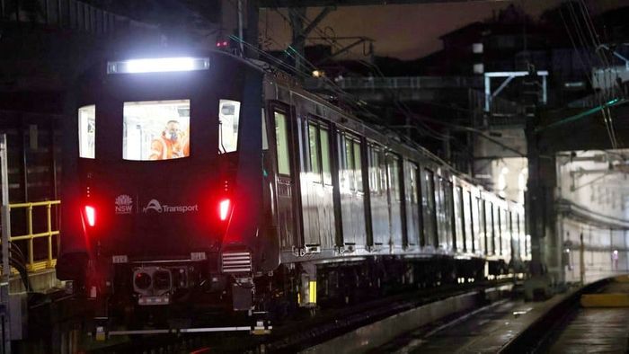 Train Testing Beneath Sydney Harbour Begins