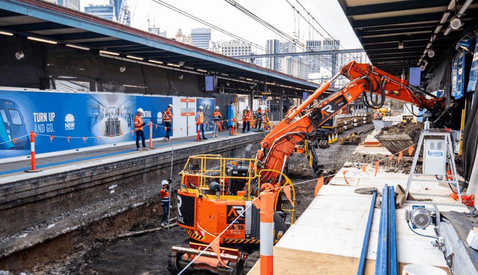 Sydney Metro construction