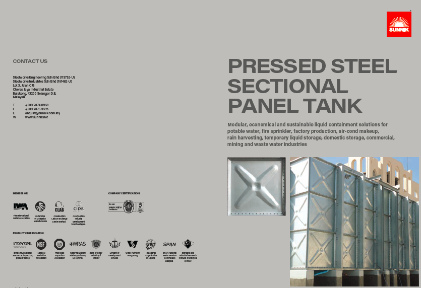 Sunnik Panel Tanks