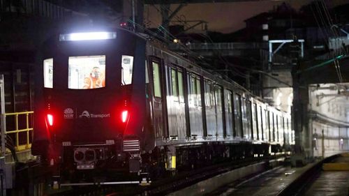 Train Testing Beneath Sydney Harbour Begins