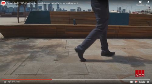 Pavements visually interact with the urban environment