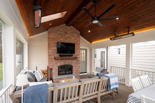 Outdoor Heating in a Screened in Porch: Tungsten Electric
