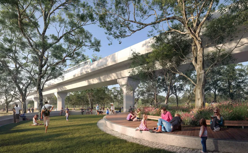 Hassell unveils preliminary designs for Western Sydney Airport line