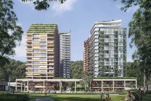 Selected Architects to Transform a Regional Nsw Shopping Center Site Into a Residential Community