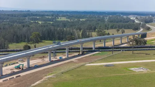 Sydney Metro’s Western Sydney Airport Line reaches major milestone with completion of elevated viaducts