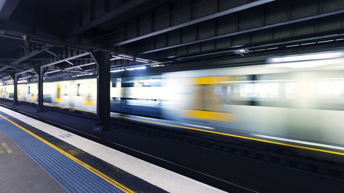 Passengers now boarding the Sydney Metro M1 Line