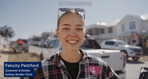 Felicity Pettiford – Women in Trades Video Introduction