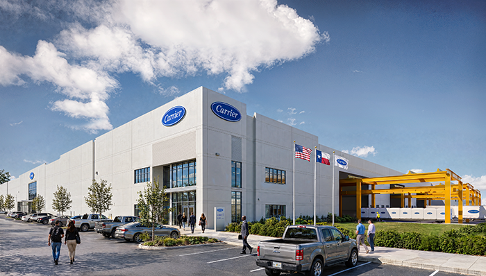 Carrier Global Corporation to invest over $600m building new manufacturing and engineering center in Fort Worth