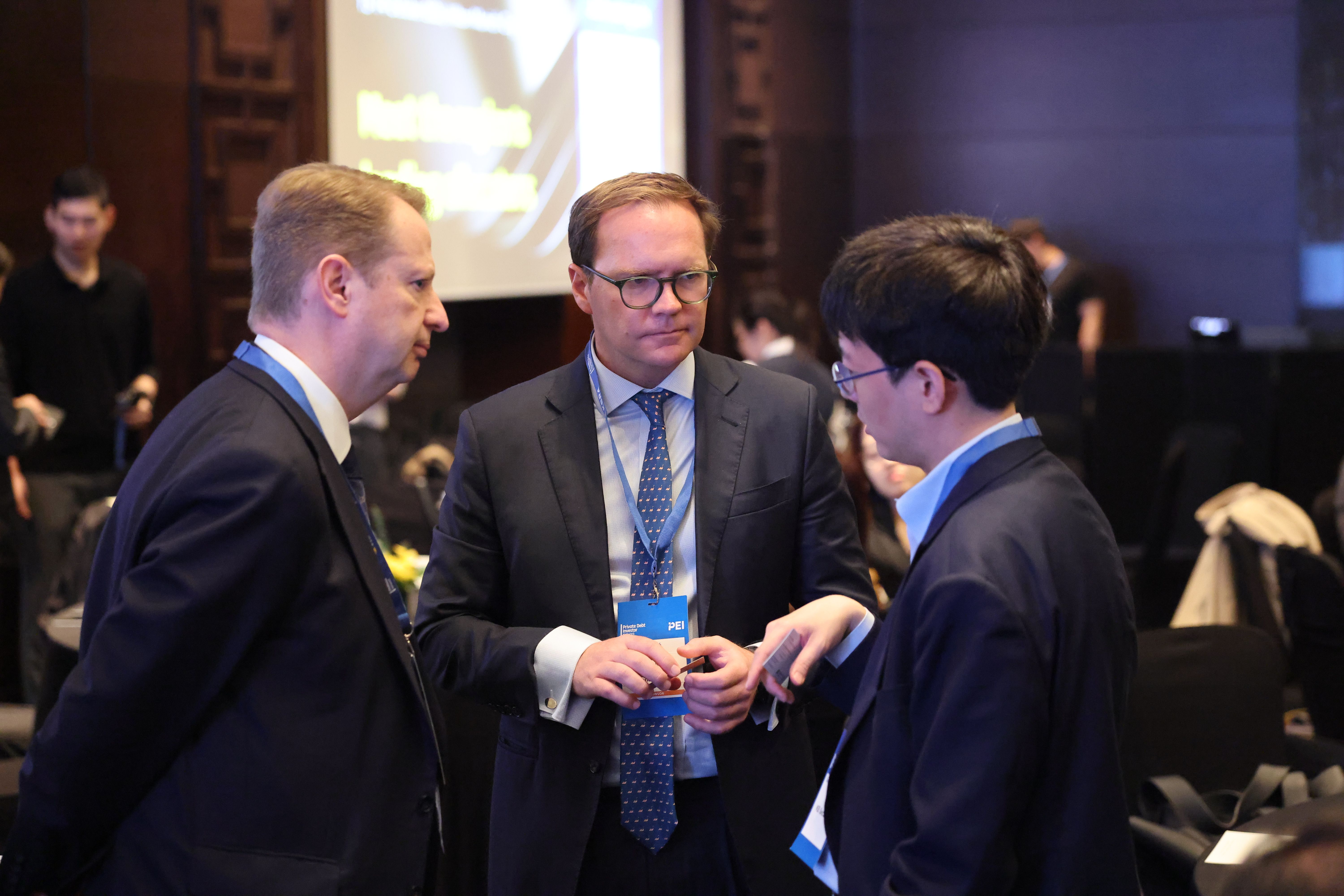 Senior private credit professionals networking at PDI DACH Forum Munich