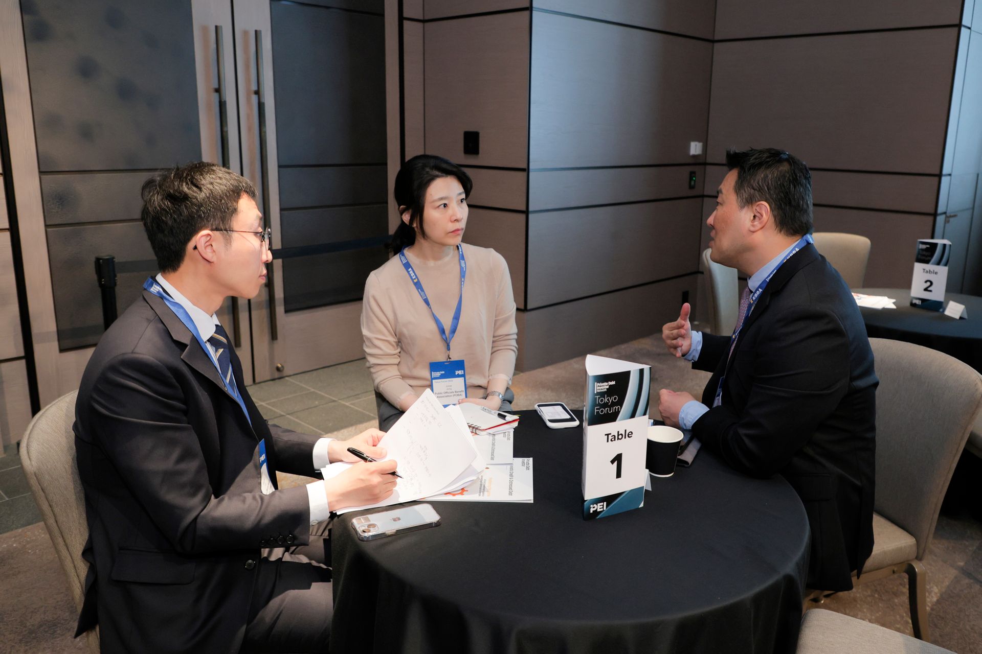 Delegates networking at the PEI Private Credit Tokyo Forum