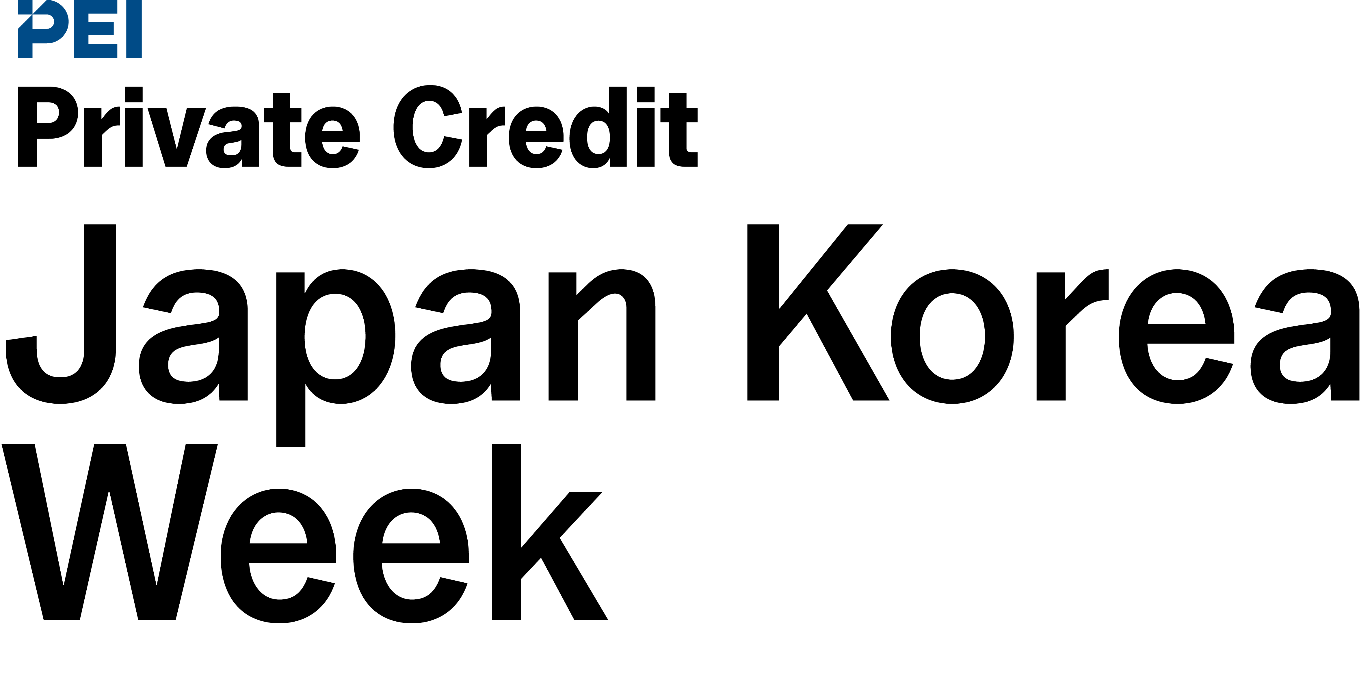 PEI Private Credit Japan Korea Week logo