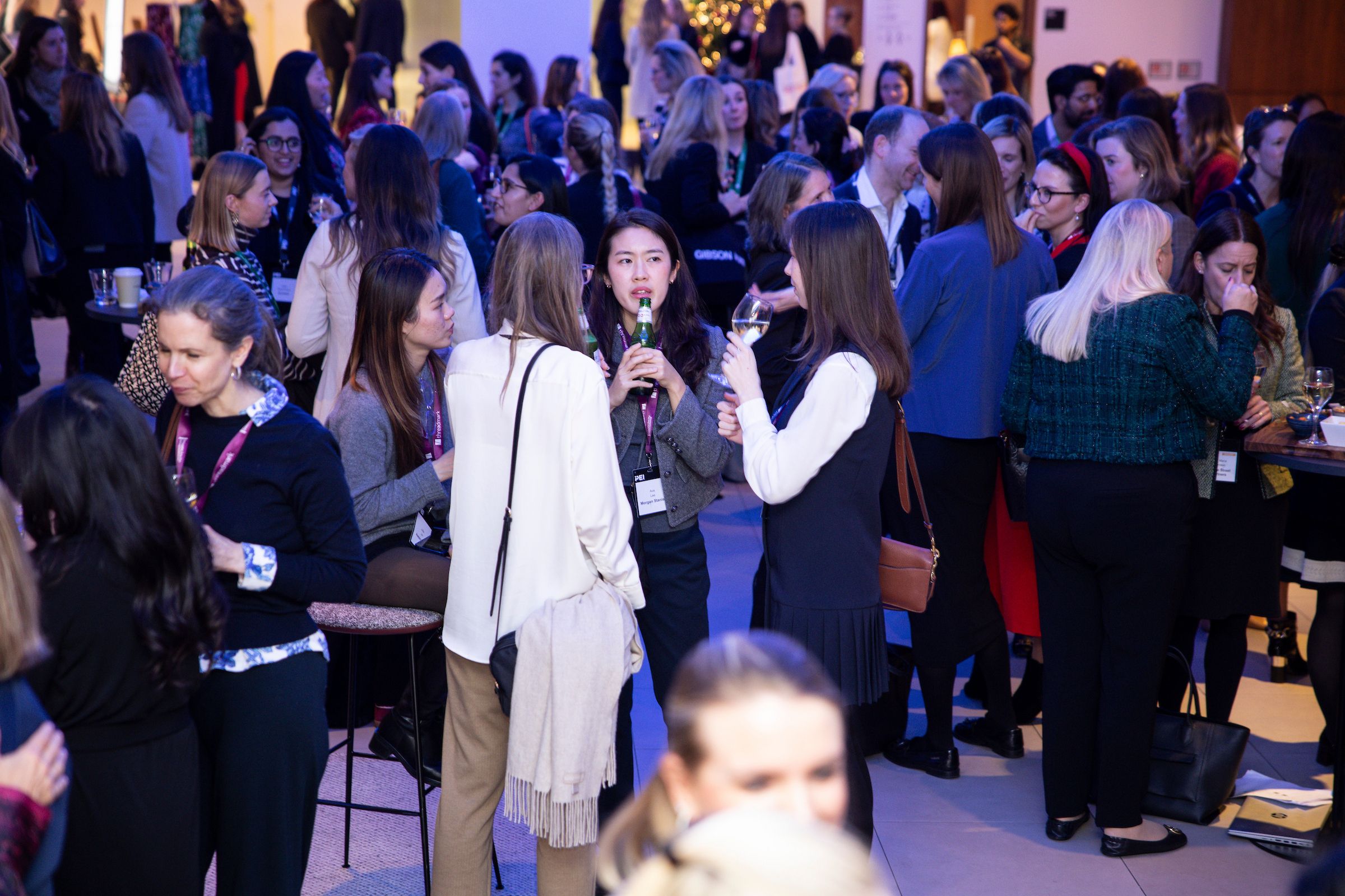Women in Private Markets Summit sponsor networking