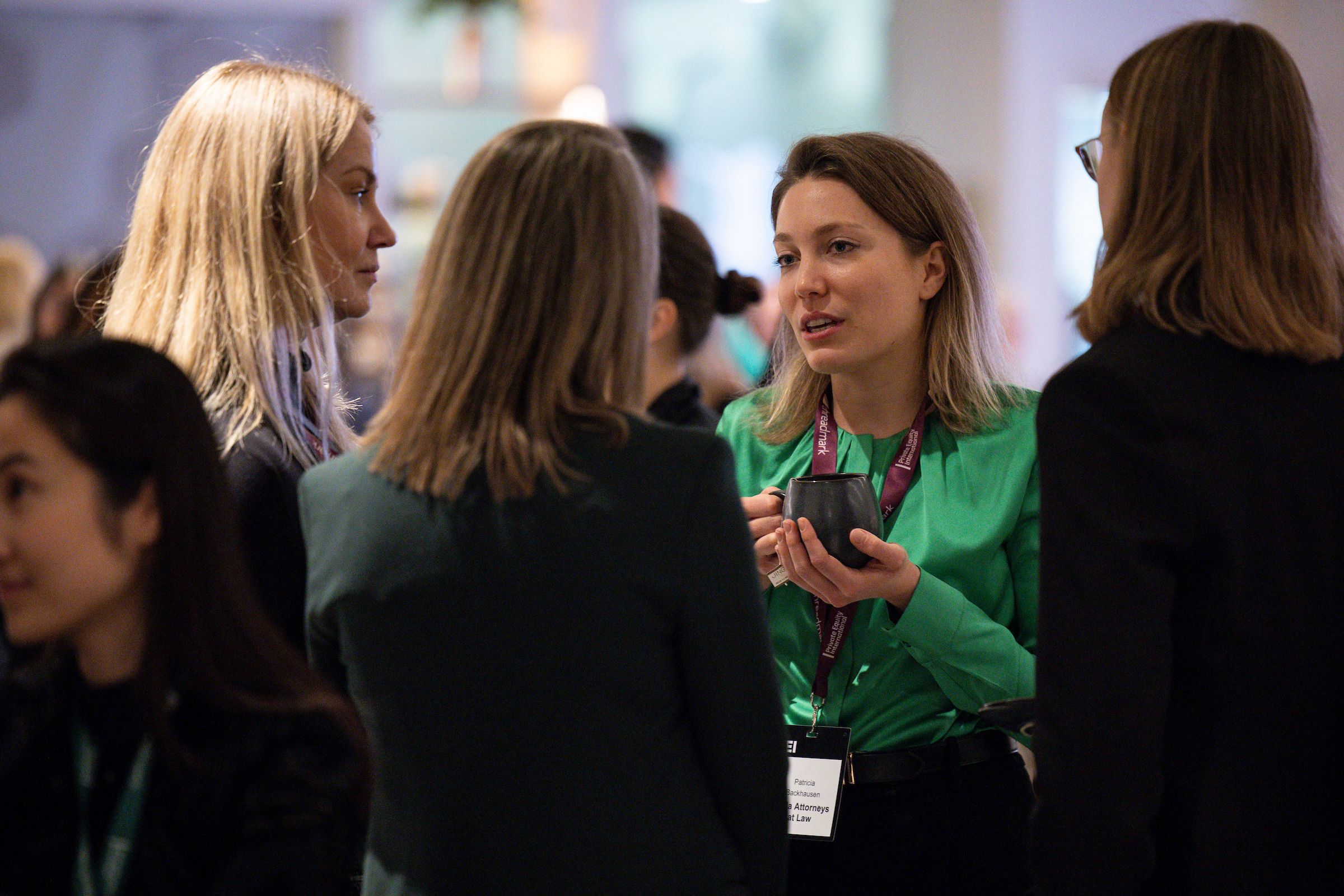 Delegates in conversation at the Women in Private Markets Summit