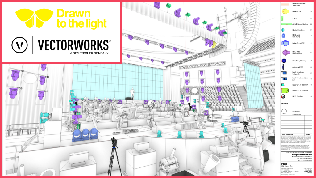Designing Pulp's 'You Deserve More' Tour: A Vectorworks Workflow For Live Production