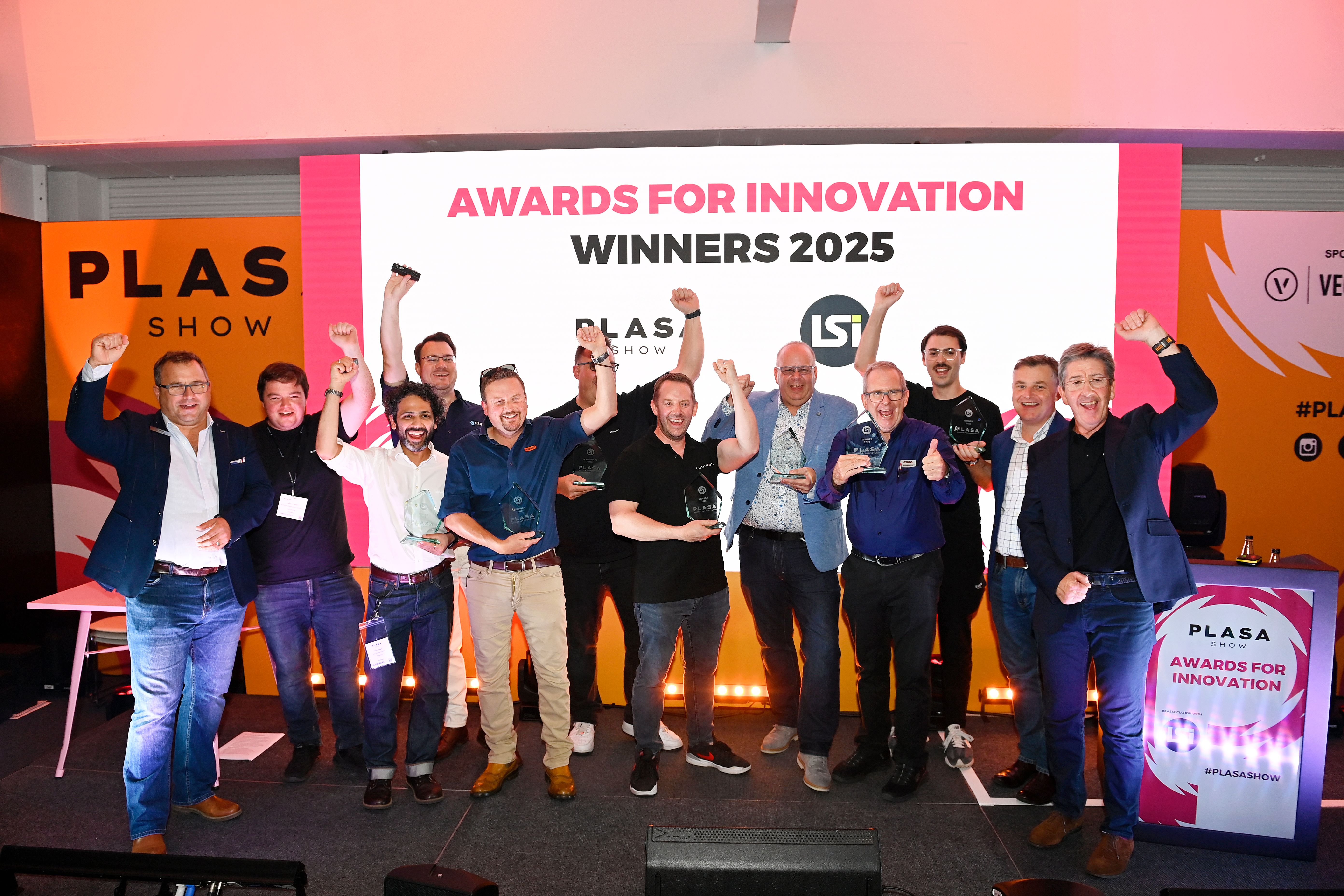 2025 Award winner celebrating on stage
