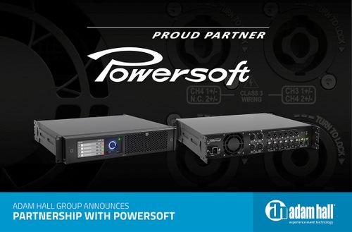 Adam Hall Group announces partnership with Powersoft