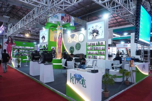 Krystals Booth at the Palm Expo