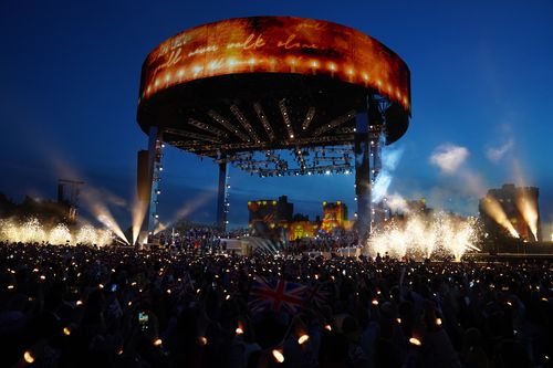 God Save The King – Cameo Illuminates the Coronation Concert for King Charles III. at Windsor Castle