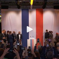President Macron uses EK to unveil TGV