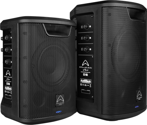 EZ-6A and EZ-8A - Portable, battery-powered loudspeakers