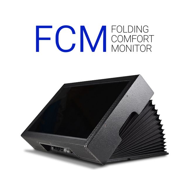 >Teleprompter.Video Folding Comfort Monitor (FCM)