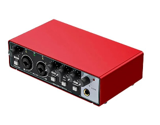 Professional 2-In/2-Out USB Audio Interface Studio Bundle
