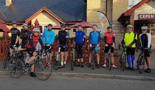 100 miles completed by charity cyclists