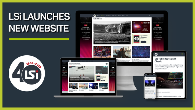 Official media partner LSi unveils new-look website