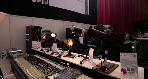 Classic Gear Live returns to PLASA Show 2025 with historic lighting and audio technology