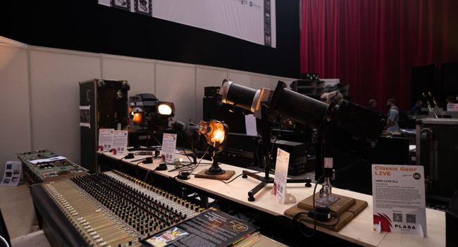 Classic Gear Live returns to PLASA Show 2025 with historic lighting and audio technology