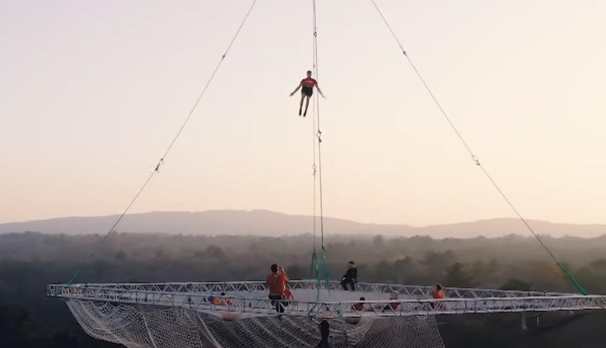 TAF - World's Biggest Trampoline