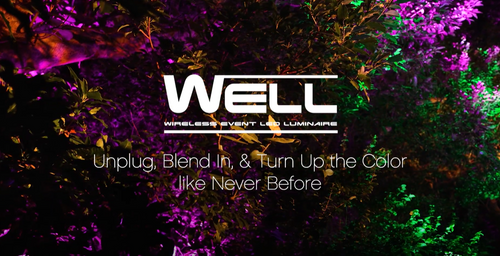 Turn Up the COLOUR! Meet the WELL Family Wireless Event LED Luminaires